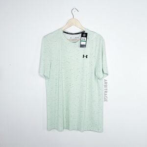 Under Armour Light Green Heat Gear Seamless Tee
